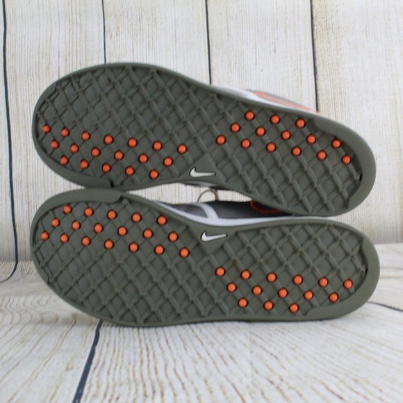 NIKE Lunarlon Duet Sport Gray Canvas Round Toe Golf Sneaker Shoes US 7.5 - Picture 8 of 8